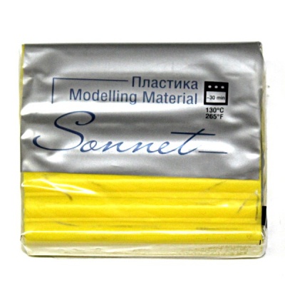 Пластика (полимерная глина) СОНЕТ, запекаемая, 56 г, подсолнух