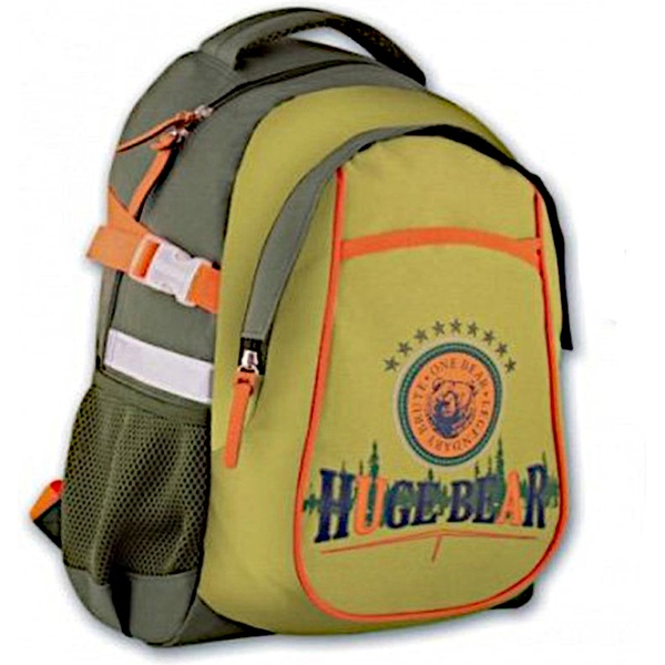 Рюкзак ученический ФЕНИКС+ Медведь, 43*30*19 см, 800 г, 1 отд., упл. спинка  Акция!