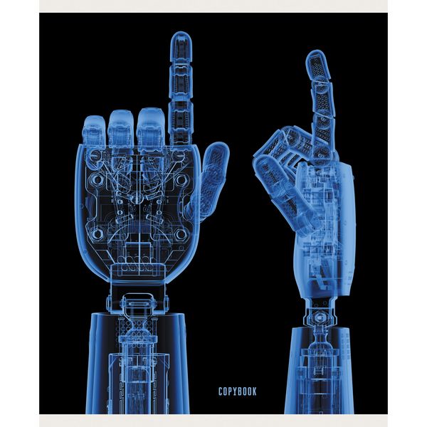 Тетрадь А5, 48 л., крестик, на скобе, Listoff Force Team-2, 65 г/м2, софт-тач, выбор. лак