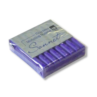 Пластика (полимерная глина) СОНЕТ, запекаемая, 56 г, фиолетовая 