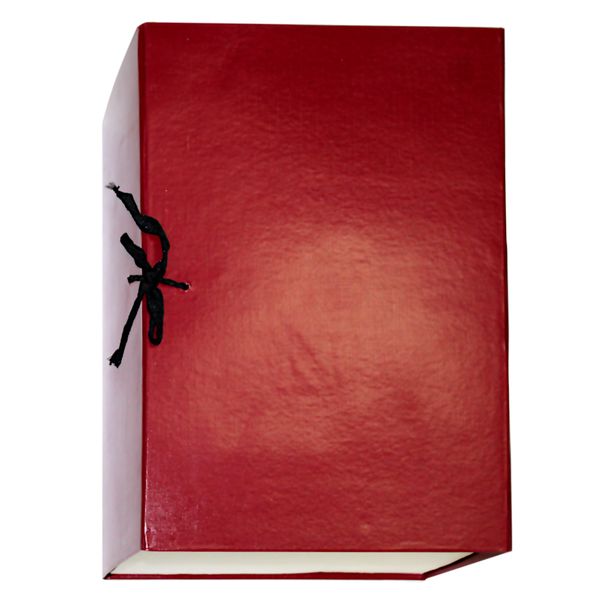 Папка архивная А4, бумвинил, 2 завязки, 150 мм (1400 л.), ассорти, BRAUBERG