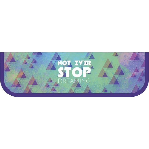 Пенал для кистей ПЧЕЛКА Треугольники, 1 отд., лам. картон, на молнии, 270*90 мм Акция!