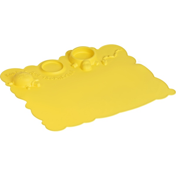 Коврик для творчества А3+, силиконовый, желтый, Мульти-Пульти  Акция!