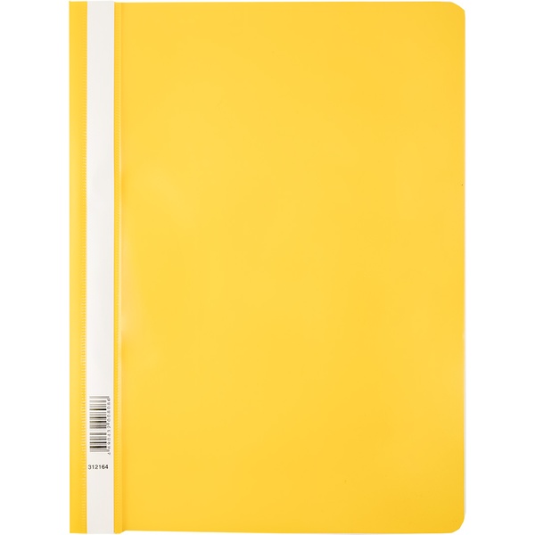 Папка-скоросшиватель А4, PP 120/160 мкм, "песок", цв.: желтый, Expert Complete Classic