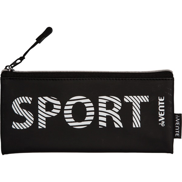 Пенал 1 отд., на молнии, 215*90 мм, силиконовый, аппликация, deVENTE Sport