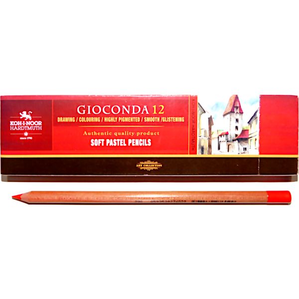Пастель сухая в карандаше KOH-I-NOOR Gioconda Soft Pastel, пироллевый красный, 4.2 мм Пастель сухая в карандаше KOH-I-NOOR Gioconda Soft Pastel, пироллевый красный, 4.2 мм