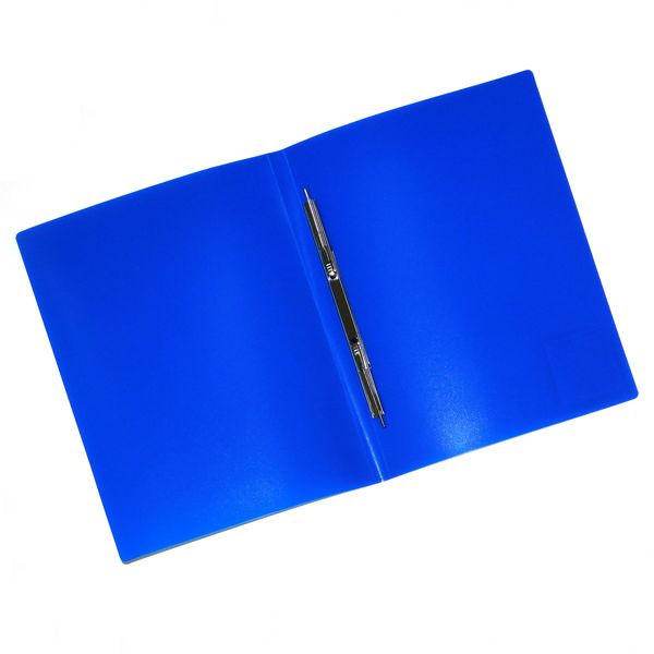 Папка с пружинным скоросшивателем, А4, PP 500 мкм, "песок", Expert Complete Classic_синяя