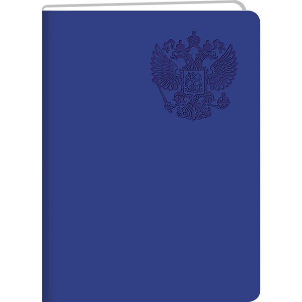 Блокнот в интегральном переплете А5, 96 л., клетка, Listoff Basics №2/Синий, иск. кожа, ляссе Блокнот в интегральном переплете А5, 96 л., клетка, Listoff Basics №2/Синий, иск. кожа, ляссе