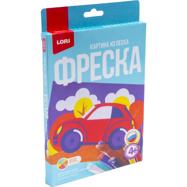 Картина из песка А5. LORI Фреска_Машина, 4+ Картина из песка А5. LORI Фреска_Машина, 4+
