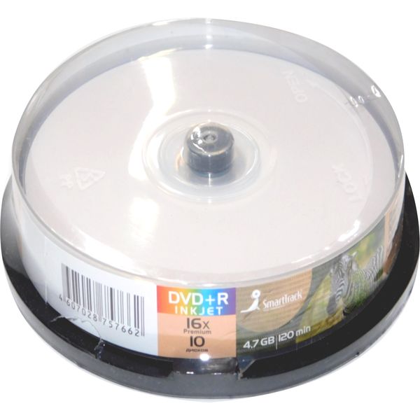  Smart Track DVD+R 4.7GB 16x   10 . Cake Box