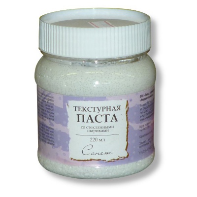 Текстурная паста со стеклянными шариками 220мл СОНЕТ