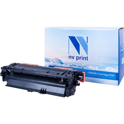 Картридж NVP совместимый HP CE250X / Canon 723H Black для LaserJet Color CP3525 / CP3525dn / CP3525n