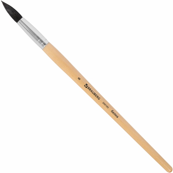 Кисть белка N 8 BRAUBERG Кисть белка N 8 BRAUBERG