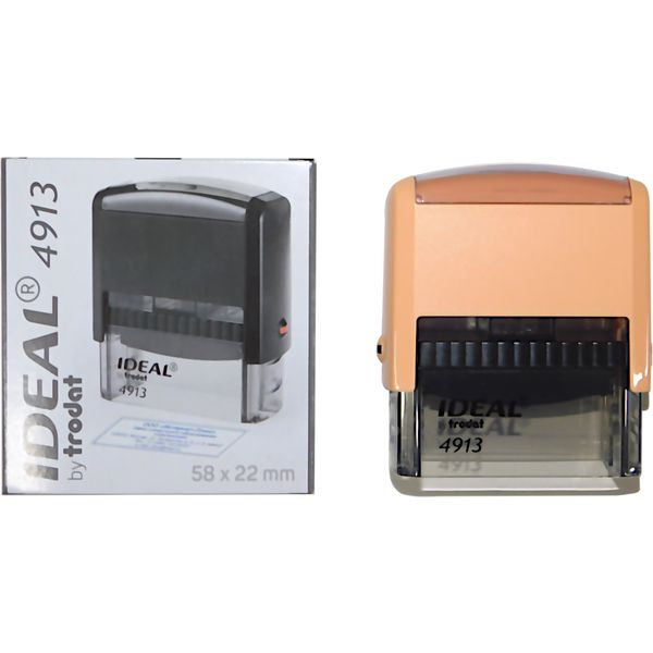 Оснастка для штампа автомат., оттиск 58*22 мм, пласт. корпус_кремовый, IDEAL P2 Оснастка для штампа автомат., оттиск 58*22 мм, пласт. корпус_кремовый, IDEAL P2