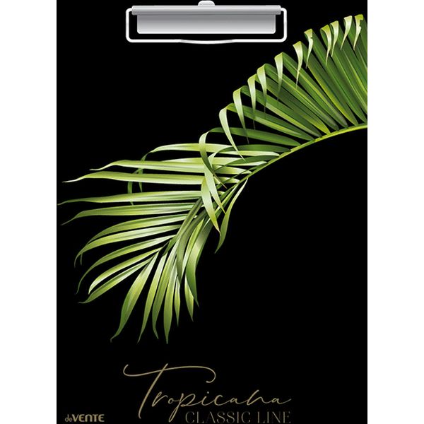 Планшет с зажимом А4, картон 2 мм, лам. матовая, тисн. фольгой, на 90 л., deVENTE Tropicana-1 Планшет с зажимом А4, картон 2 мм, лам. матовая, тисн. фольгой, на 90 л., deVENTE Tropicana-1
