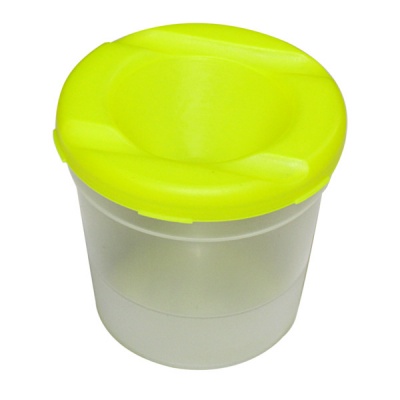 Стакан-непроливайка одинарный ЛУЧ, прозрачный корпус, цв. крышка ассорти Стакан-непроливайка одинарный ЛУЧ, прозрачный корпус, цв. крышка ассорти