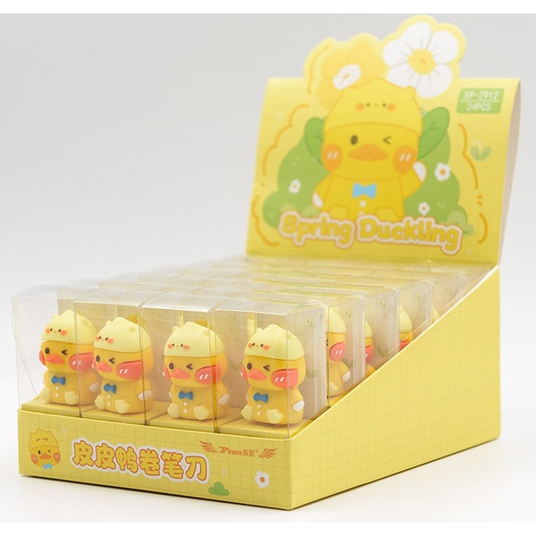 Точилка пластиковая, 1 отв., MAYLOTT Pippi Duck Точилка пластиковая, 1 отв., MAYLOTT Pippi Duck