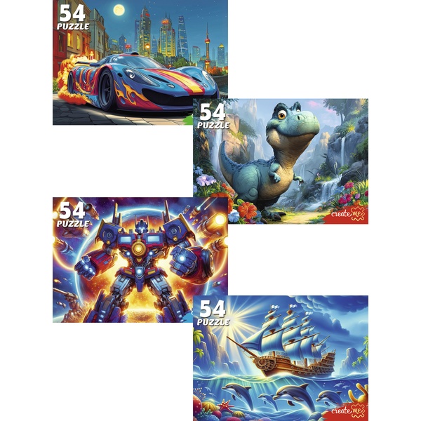 Пазл 54 элемента ПОДАРОК ДЛЯ МАЛЬЧИКОВ