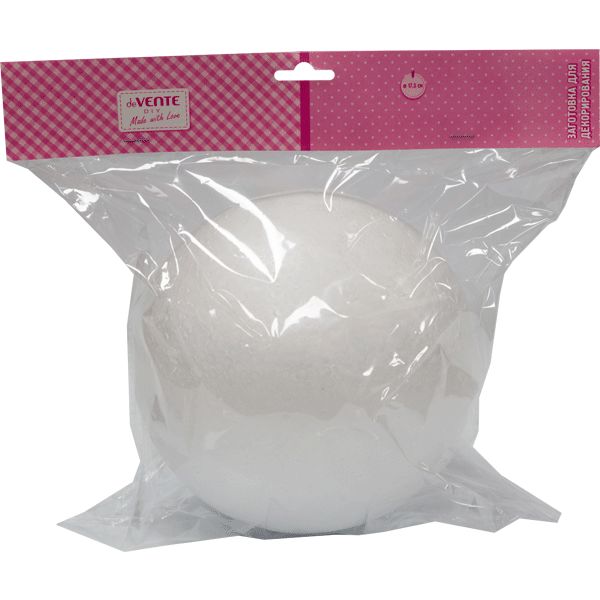 Заготовка для декорирования deVENTE "Шар", пенополистирол, Ø175 мм (1 шт.)