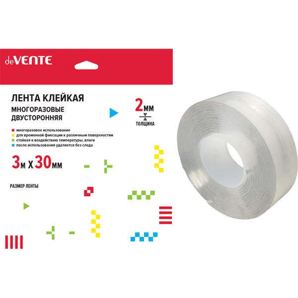   2-, 30  * 3 ,  , .  deVENTE Nano tape, *