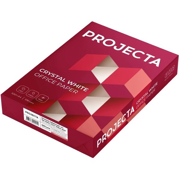 Бумага PROJECTA Ultra (красная уп.) А4, 500 л., 81 г/м2, белизна СIE 162%, класс А