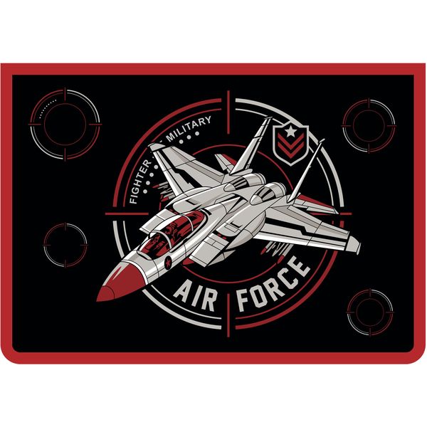 Папка А4 на молнии, 1 отд., PP, "песок", непрозр., печ. 1-ст., ПЧЕЛКА Air Force Папка А4 на молнии, 1 отд., PP, "песок", непрозр., печ. 1-ст., ПЧЕЛКА Air Force