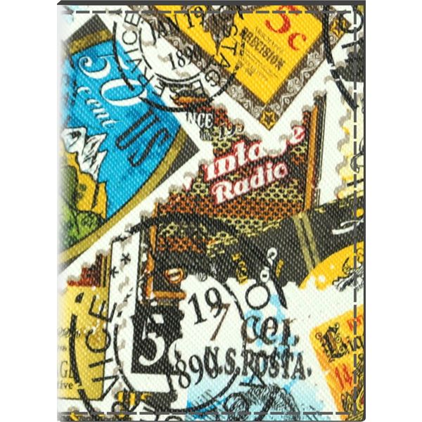 Обложка для паспорта "Тревел",9.5х13.5см.,пу Акция!