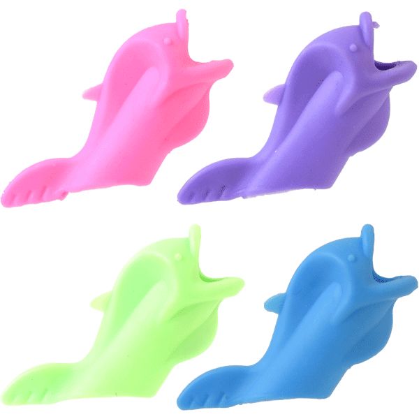 Насадка-держатель для ручки или карандаша, TPR, deVENTE Dolphin_4 дизайна