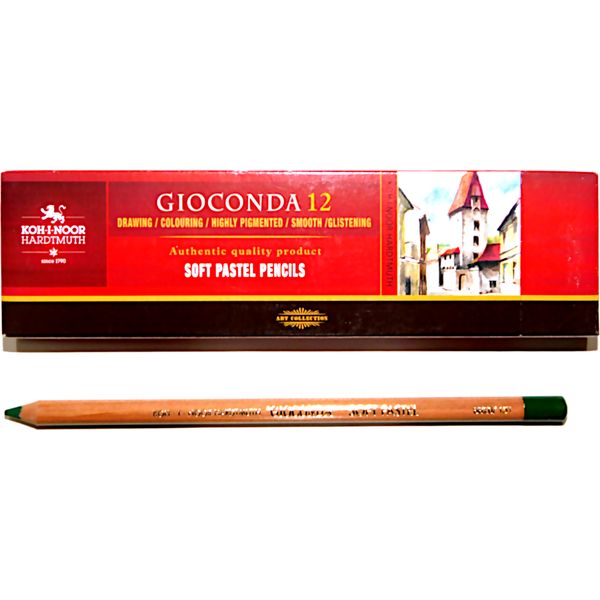 Пастель сухая в карандаше KOH-I-NOOR Gioconda Soft Pastel, оливковый темный, 4.2 мм Акция!