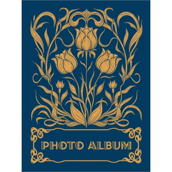 Фотоальбом "магнитный" на 80 фото 10*15 см, 20 л., на гребне, Волшебные цветы Фотоальбом "магнитный" на 80 фото 10*15 см, 20 л., на гребне, Волшебные цветы