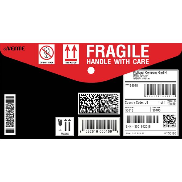 Папка-конверт на кнопке, Travel-size, PP 150 мкм, непрозрачная, deVENTE Delivery   Акция!!!