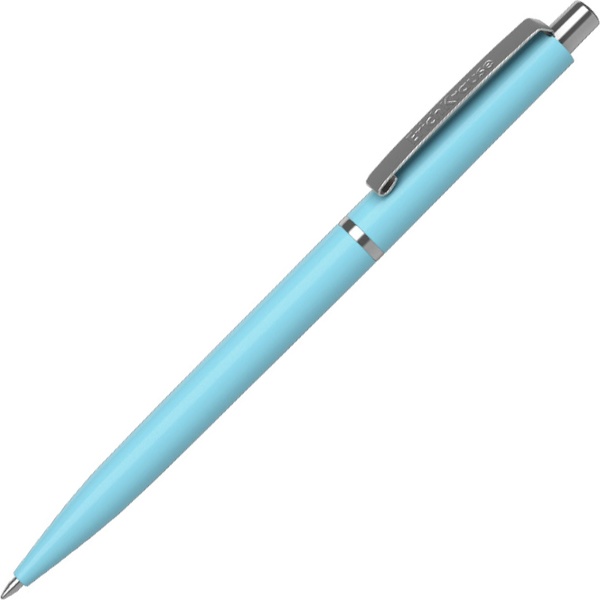 Ручка шариковая автомат., синяя, 0.7 мм, метал. клип, ErichKrause Smart Matic Pastel_голубая