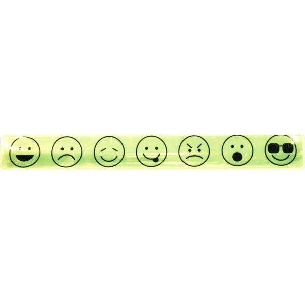 Браслет светоотражающий deVENTE Smile, 220*30 см, желтый   Акция!