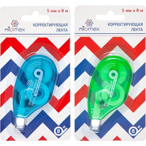 Лента корректирующая 5 мм* 8 м, боковой аппликатор, п/п корпус, deVENTE_2 дизайна