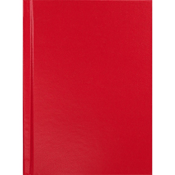 Ежедневник недатированный, А6, 96 л., 60 г/м², 7БЦ, бумвинил, Prof-Press, красный