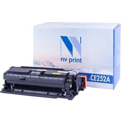 Картридж NVP совместимый HP CE252A Yellow для LaserJet Color CP3525/CP3525dn/CP3525n/CP3525x/CM3530/