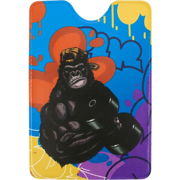Чехол для карт и пропусков MILAND Горилла на спорте, пвх