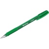 Ручка шариковая, зеленая, Ø 0.7 мм, эрг. грип, метал. н-к, трехгран. тон. корп., BERLINGO Aviator 