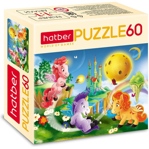Пазл 60 элементов. Hatber Сказочная страна, 165*230 мм Пазл 60 элементов. Hatber Сказочная страна, 165*230 мм