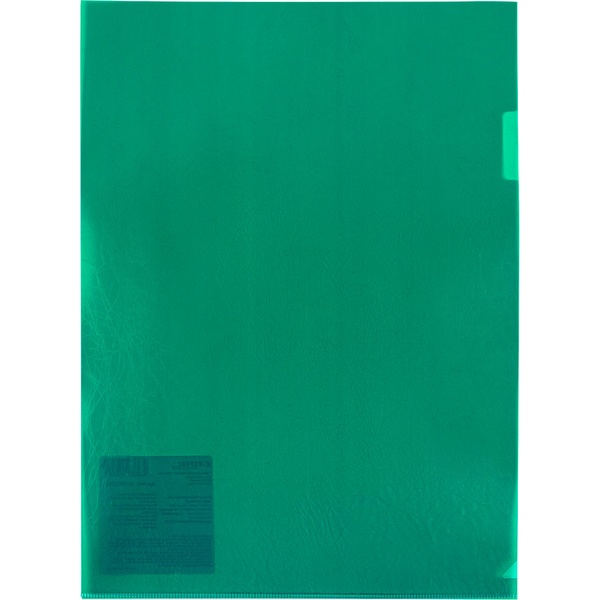 Папка-уголок А4, 180 мкм, Expert Complete Premier New, пластик. полупрозрачная зеленая Папка-уголок А4, 180 мкм, Expert Complete Premier New, пластик. полупрозрачная зеленая