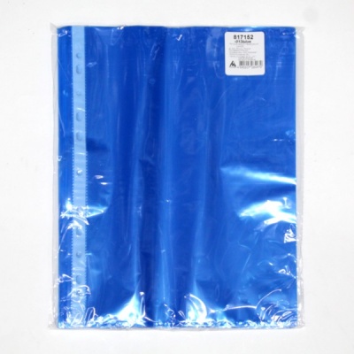 Файл-вкладыш А4+, 30 мкм, глянцевый, унив. перф., ассорти 4 цвета, Бюрократ Премиум (50 шт.)