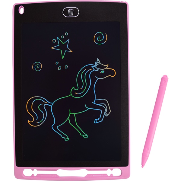 Планшет LCD для рисования deVENTE, экран 8.5 дюймов, стилус, цв.: розовый