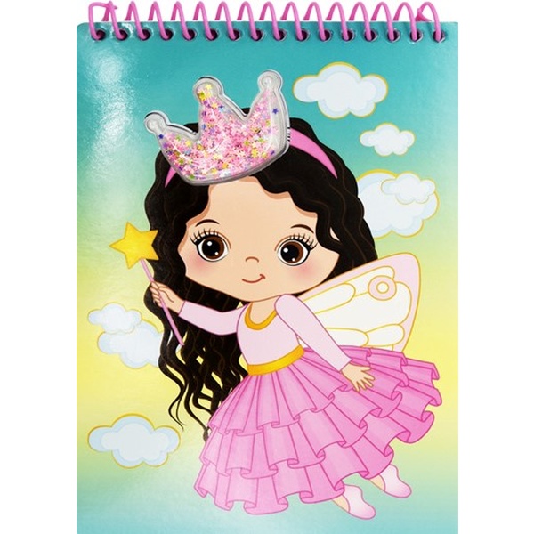 Блокнот-раскраска А5 Корона (вырубная 3D аппликация) АКЦИЯ!