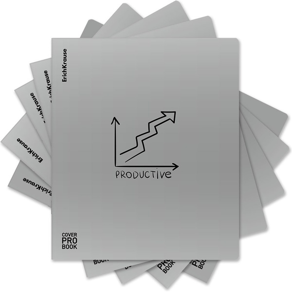 Тетрадь 48 л., клетка, 60 г/м², пластик. обложка, ErichKrause CoverProBook Life Style_MIX-PACK Тетрадь 48 л., клетка, 60 г/м², пластик. обложка, ErichKrause CoverProBook Life Style_MIX-PACK