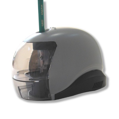 Точилка электрическая EAGLE, пластик, 1 отв., контейнер, 2 запасных лезвия, питание 4*АА_Акция!