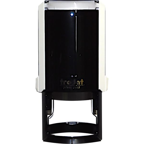 Оснастка для печати автомат., оттиск Ø42 мм, пласт. корпус_белый, TRODAT Printy 4.0 (с крышкой)