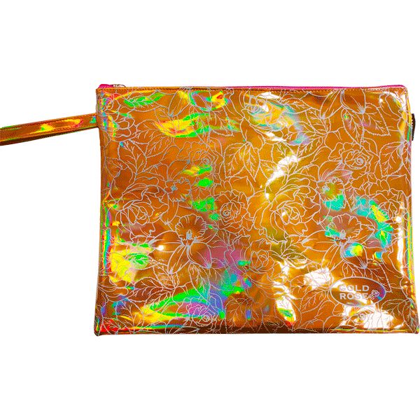 Папка А4 на молнии, 1 отд., иск. кожа, голограф., ручка-петля, deVENTE Gold Rose_Flowers Папка А4 на молнии, 1 отд., иск. кожа, голограф., ручка-петля, deVENTE Gold Rose_Flowers
