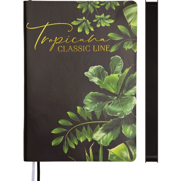Ежедневник недатированный, А5, 160 л., 70г/м2, инт. перепл., и/к, тисн.ф., цв. срез, deVENTE Tropicana  Акция!