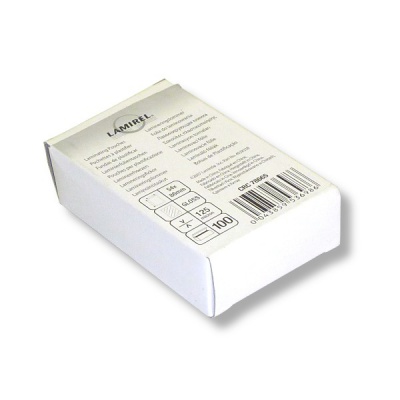 Пленка для ламинирования, 54*86 мм, 125 мкм, глянцевая, 100 л., Lamirel Акция!