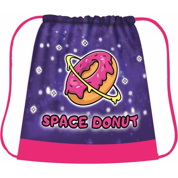 Сумка для сменной обуви ПЧЕЛКА Космический пончик, 42*34 см